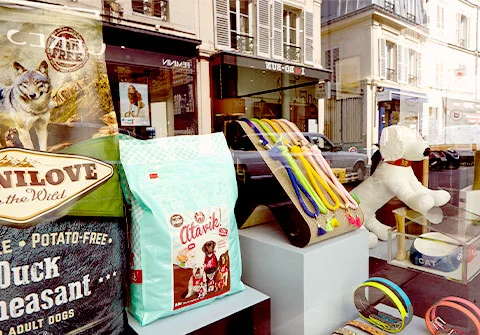 Alimentation chien et chat Vitrine du Paris Canin