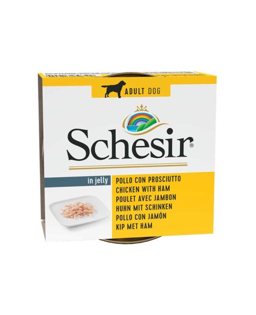 Schesir Alimentation Humide Chien Filet poulet et jambon