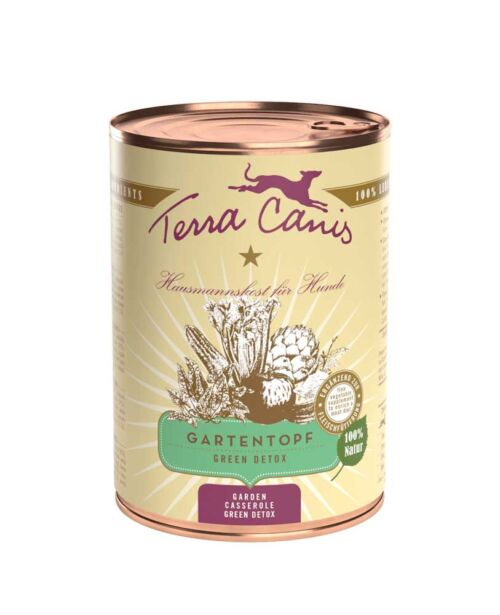 Terra Canis Alimentation Humide Chien Casserole du jardin Green detox