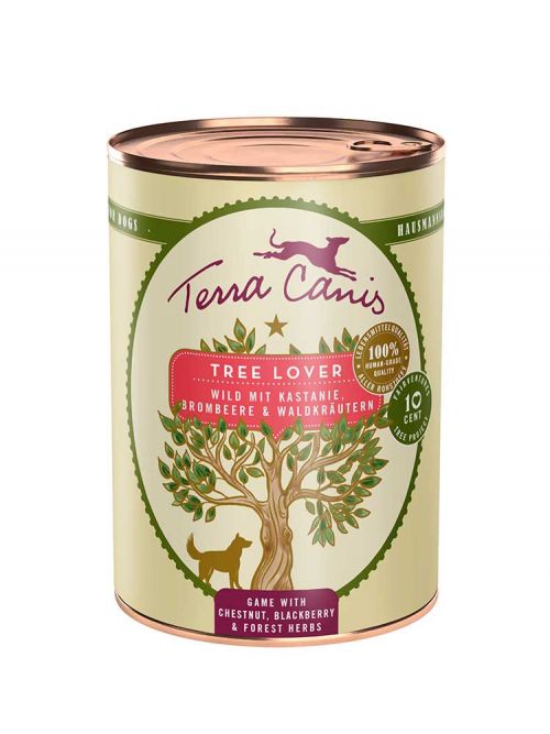 Terra Canis Alimentation Humide Chien Tree Lover au Gibier