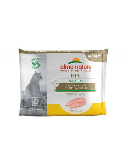 Sachets chat Almo nature Poulet
