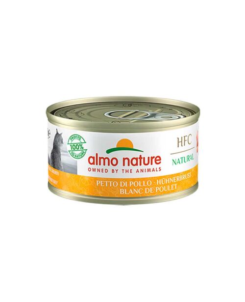 Boîte chat Almo nature blanc de poulet