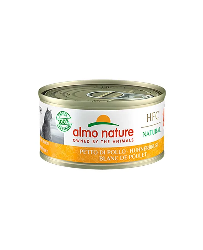 Boîte chat Almo nature blanc de poulet