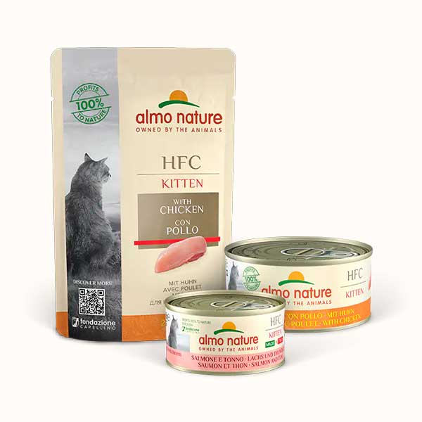 Alimentation humide pour chats Almo nature