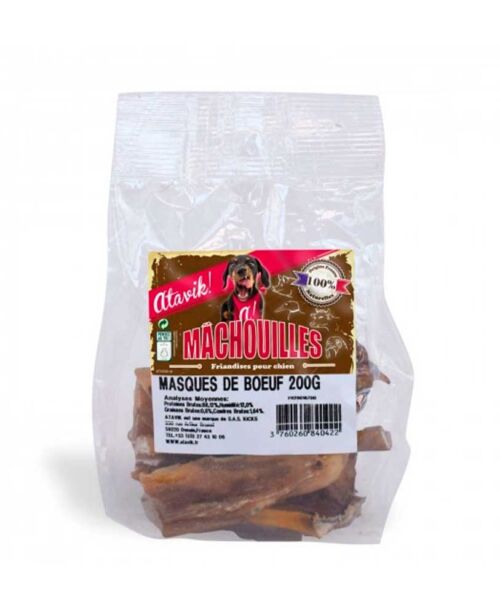 Friandise chien Atavik Masques de bœuf