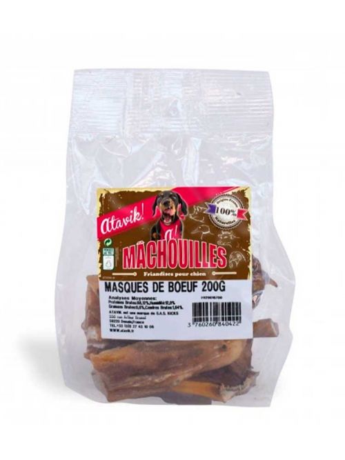 Friandise chien Atavik Masques de bœuf