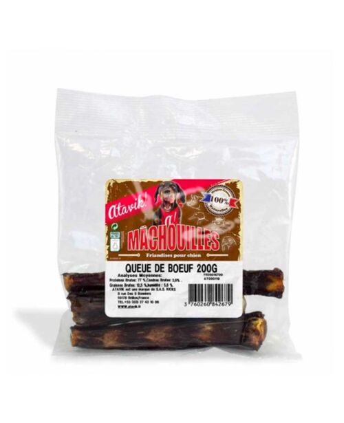 Friandise chien Atavik Queue de bœuf