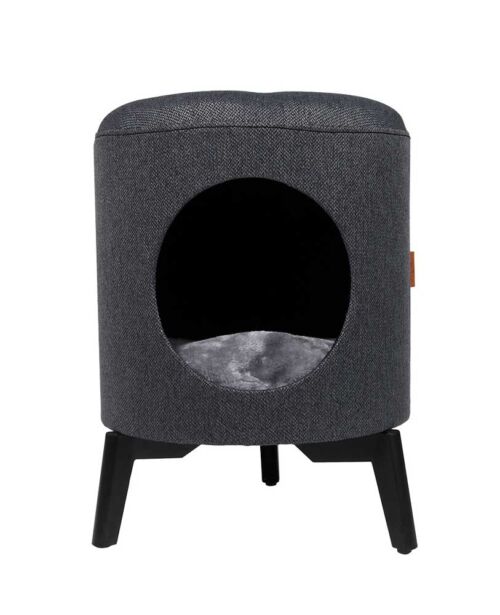 Maison chat Louis Bleu gris