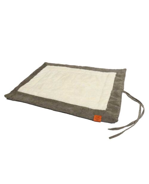 Plaid ou tapis de voyage chien Davy clair
