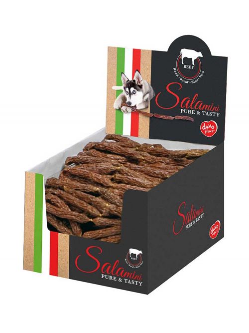 Saucisse chien Duvo plus Salamini au bœuf