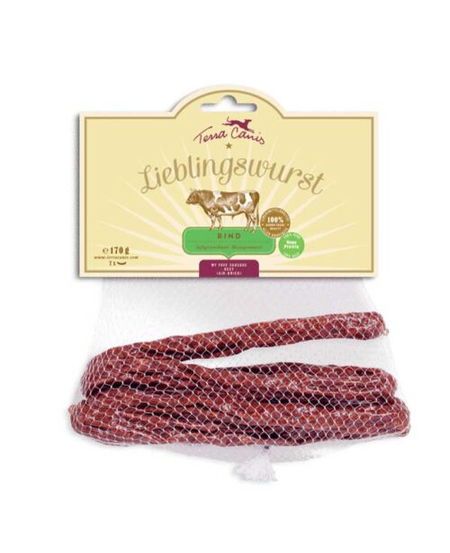 Saucisson chien Terra Canis Bœuf
