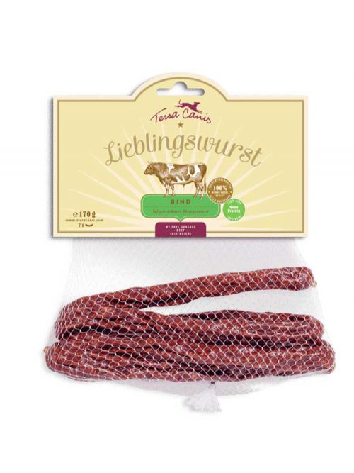 Saucisson chien Terra Canis Bœuf