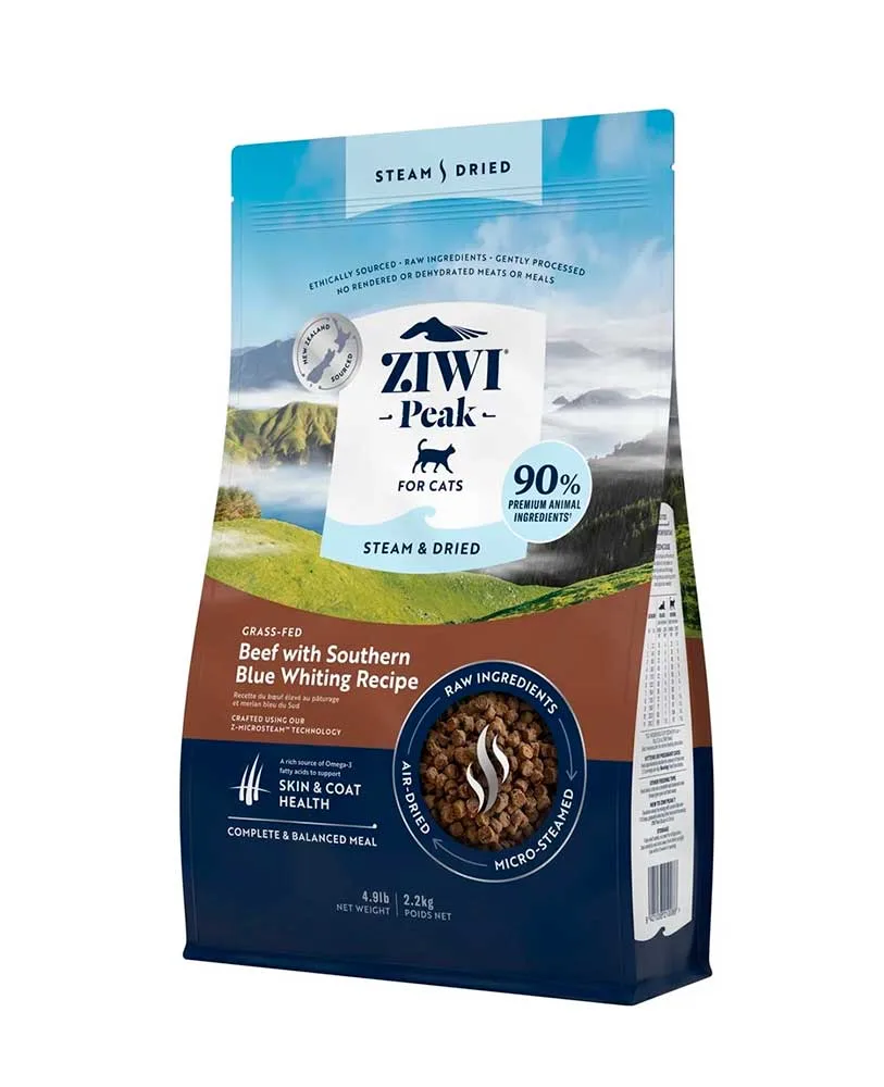 Ziwi Peak Croquettes chat Boeuf Sachet 2,2 kg